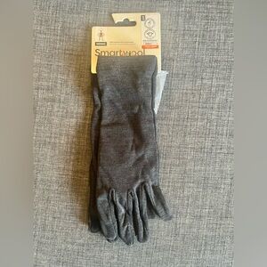 XL Smartwool Charcoal Merino Wool Gloves Touchscreen Compatible
